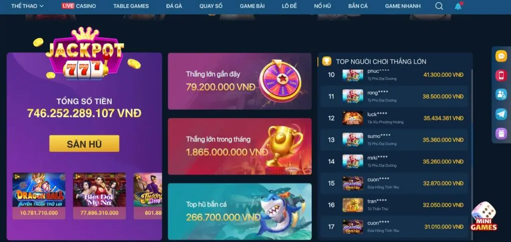 Game Vua Bắn Cá tại 32win3
